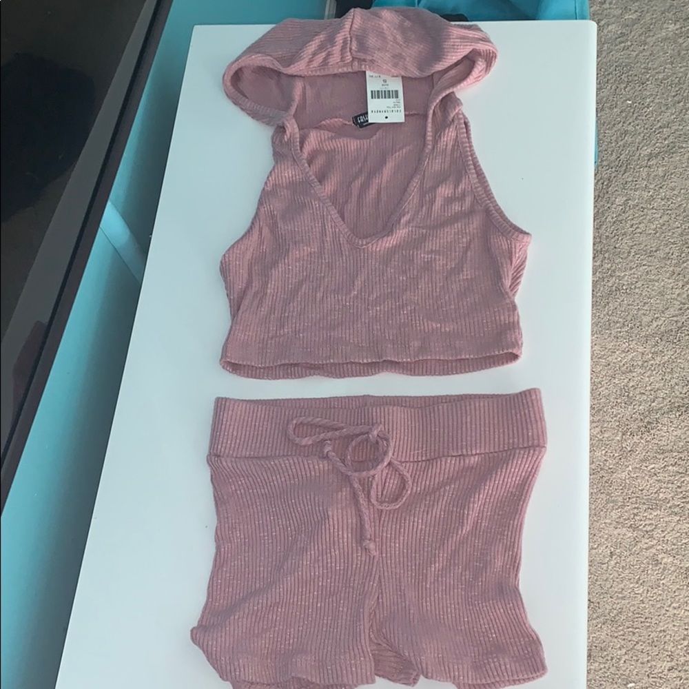 Matching knit set